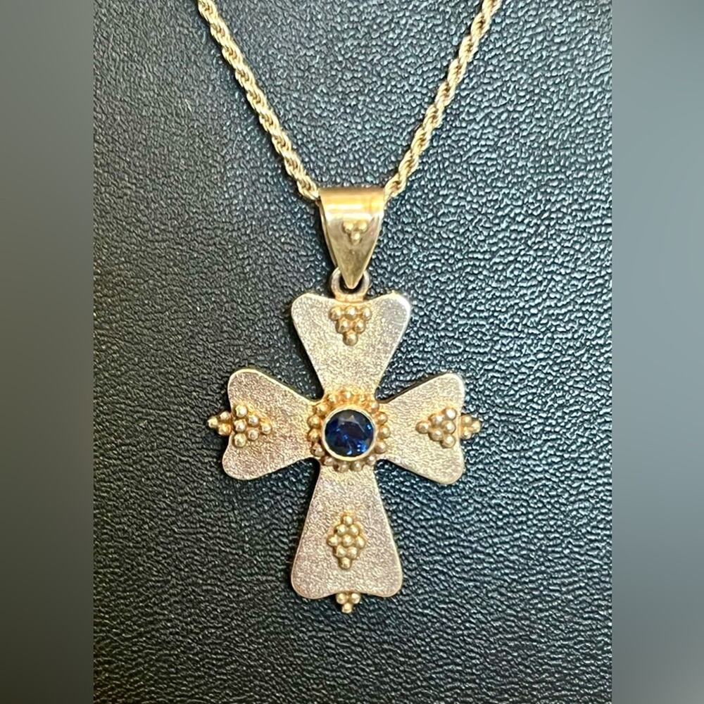 925 silver chain and cross